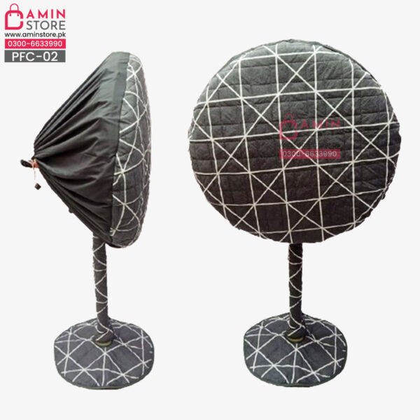 PFC-01 - Quilted Cotton Padestal Fan Cover