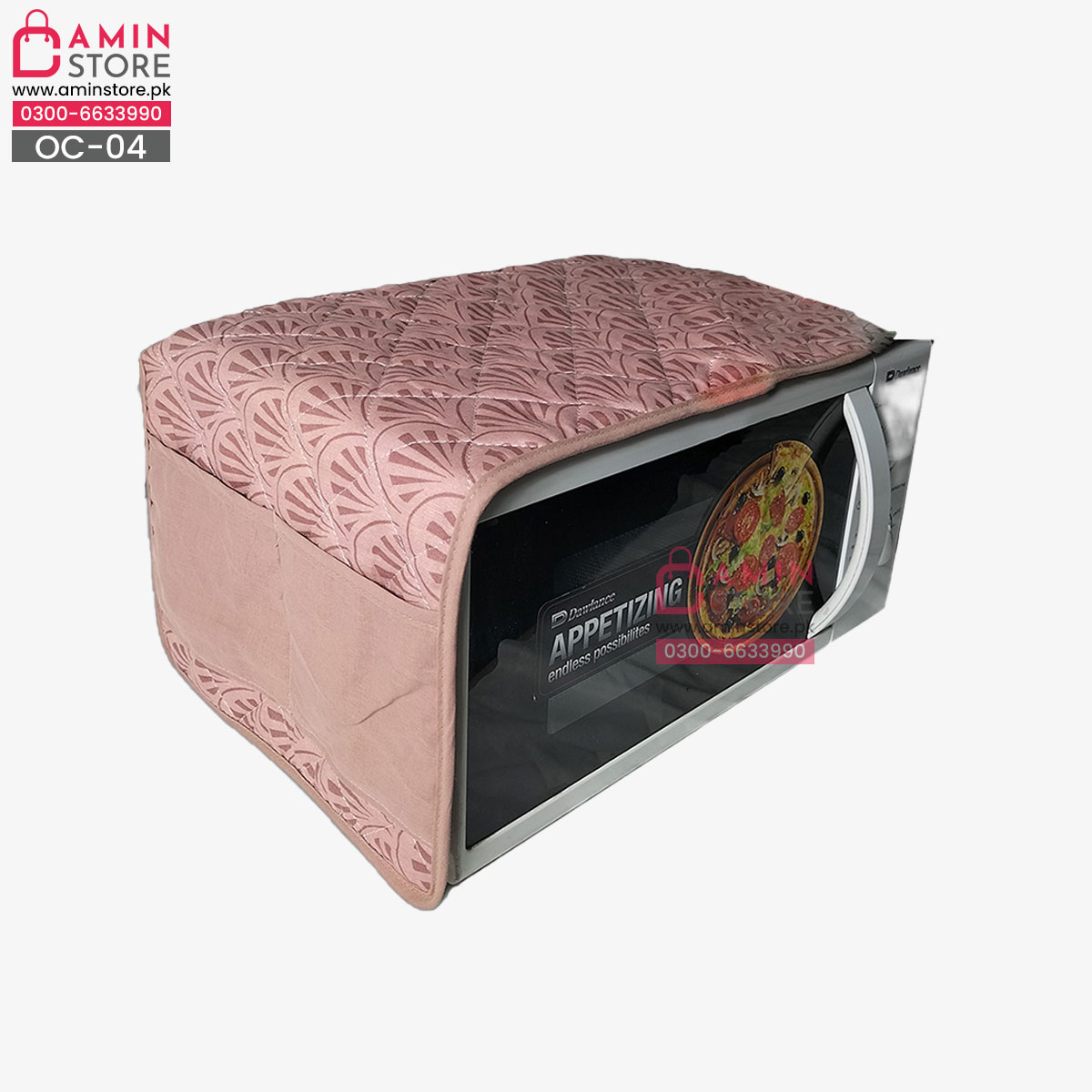 OC-04 - Quilted Oven Cover with Side Pockets