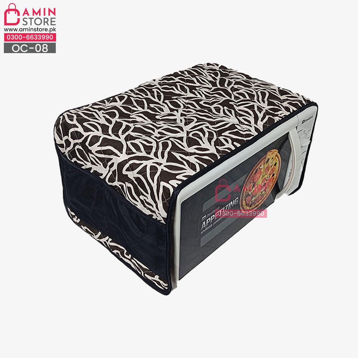 OC-08 - Quilted Oven Cover with Side Pockets