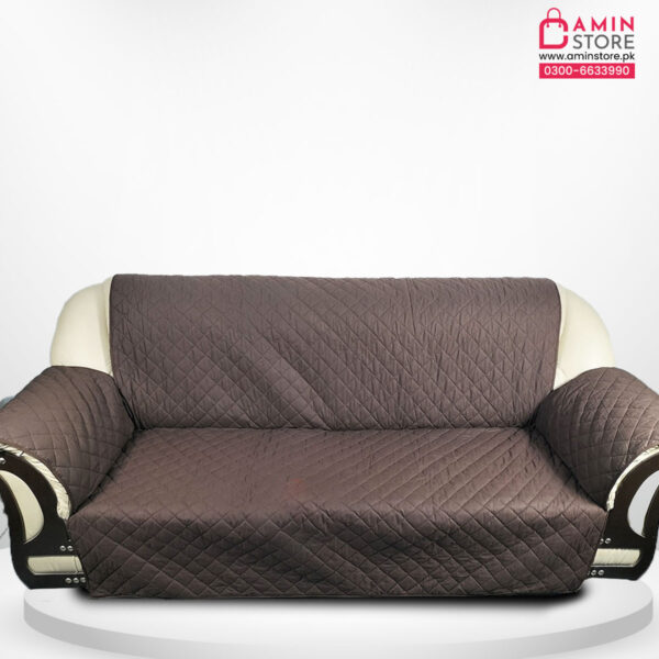 Sofa-20 - Quilted Cotton Sofa Coat / Couch Cover