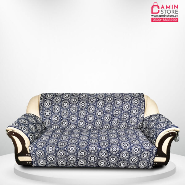 Sofa-27 - Quilted Cotton Sofa Coat / Couch Cover