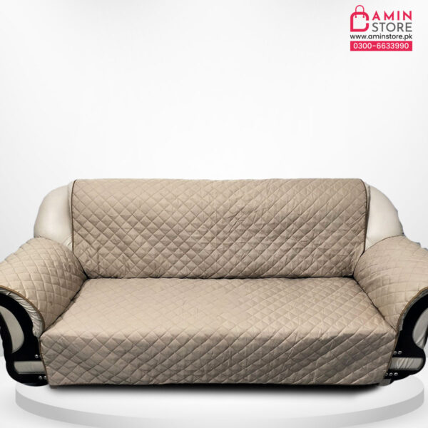 Sofa-31 - Quilted Cotton Sofa Coat / Couch Cover