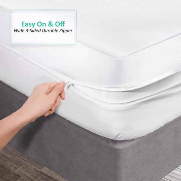 Zippered Waterproof Mattress Protector - WMZ-01 - Image 3