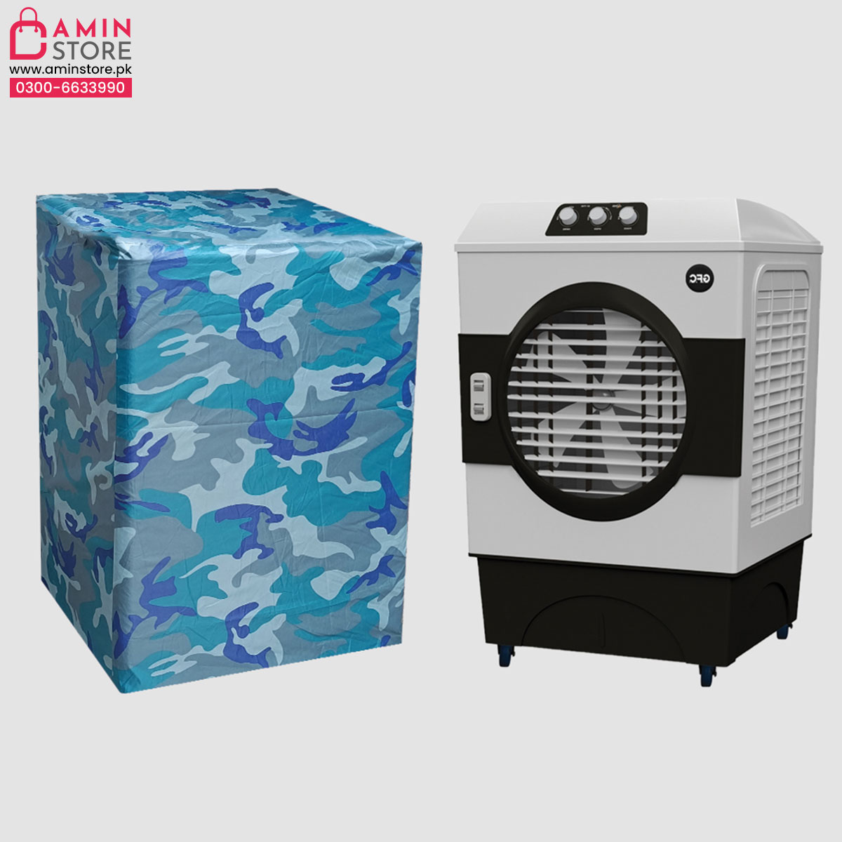 ACC-59 - Waterproof, Dustproof, Heatproof Printed Air Cooler Cover