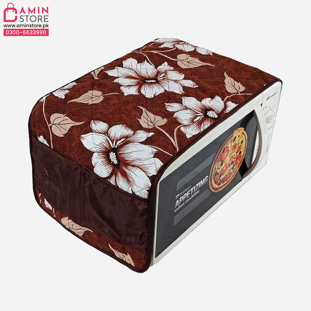 OC-34 - Quilted Oven Cover with Side Pockets