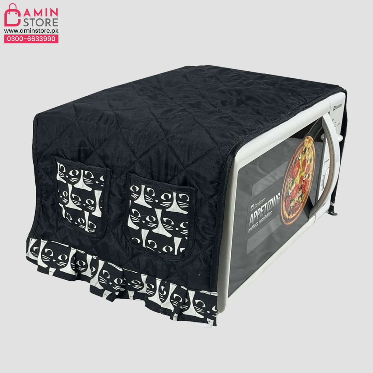 OC-38 - Quilted Oven Cover with Side Pockets