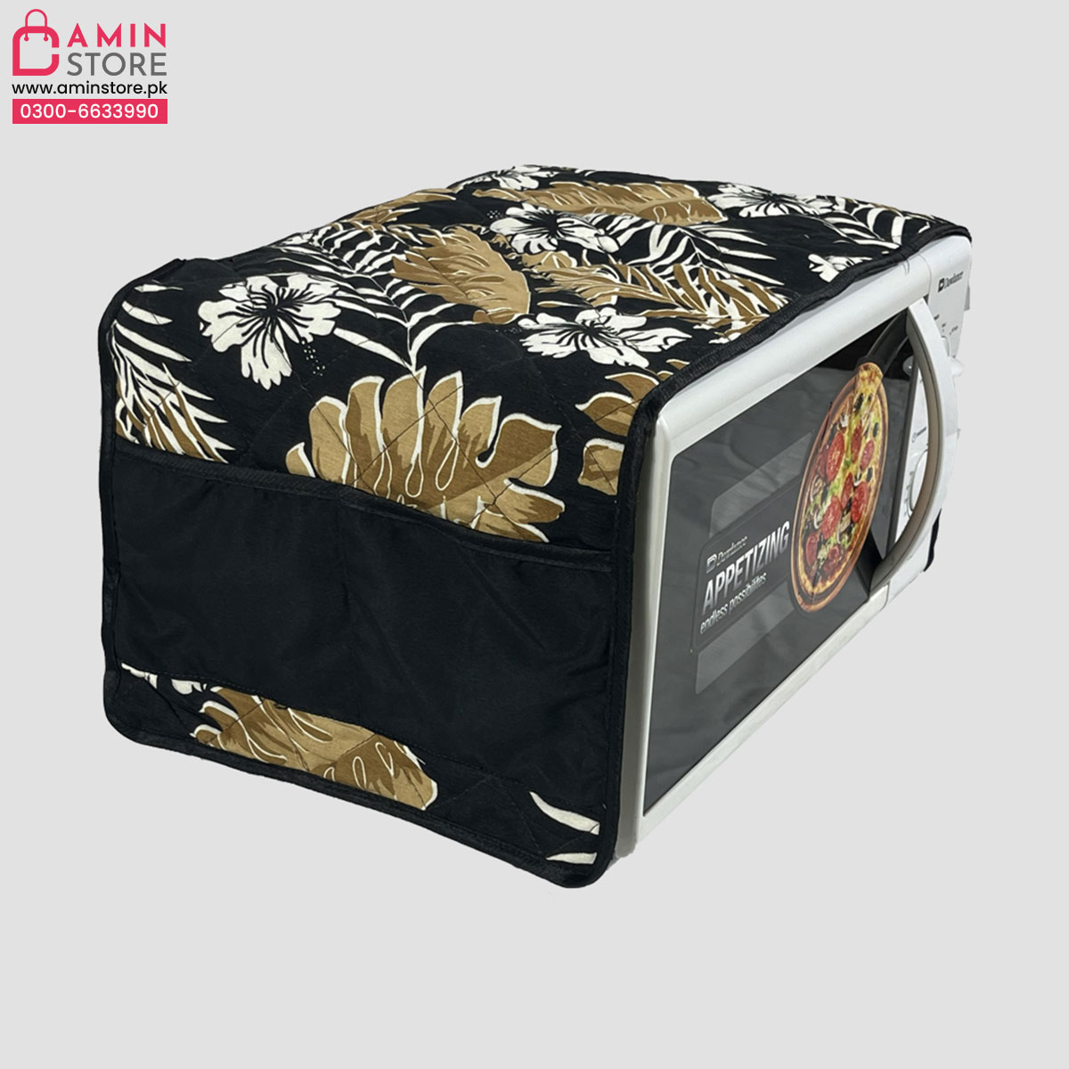 OC-40 - Quilted Oven Cover with Side Pockets