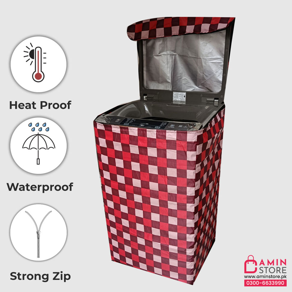 Top-51 - Top Load Printed Machine Covers