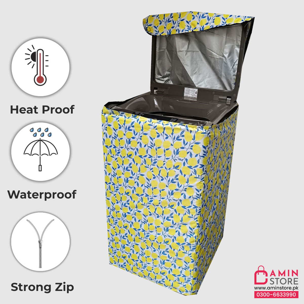 Top-53- Top Load Printed Machine Covers