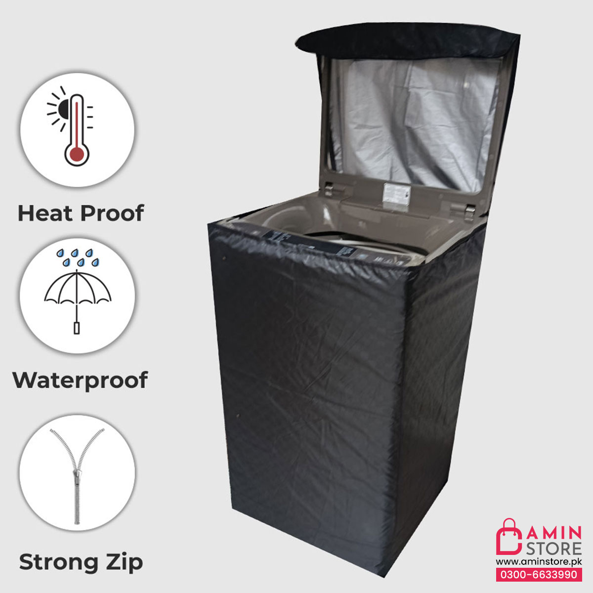 Top-55 - Top Load Printed Machine Covers