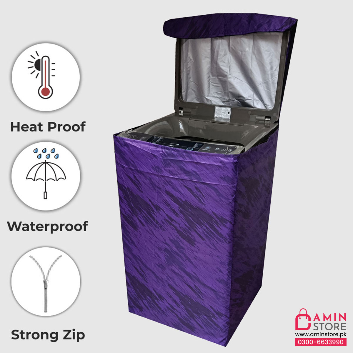 Top-58 - Top Load Printed Machine Covers